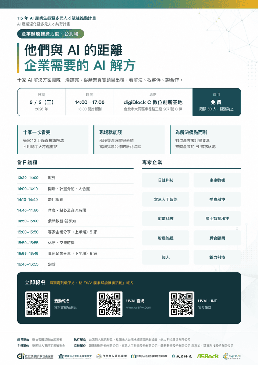 他們與 AI 的距離：企業需要的 AI 解方